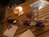 Appetizer sampler at lava lava