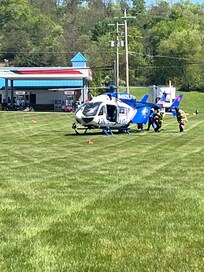 Even though it wasn’t a very good-incident, never saw a helicopter land and takeoff so close