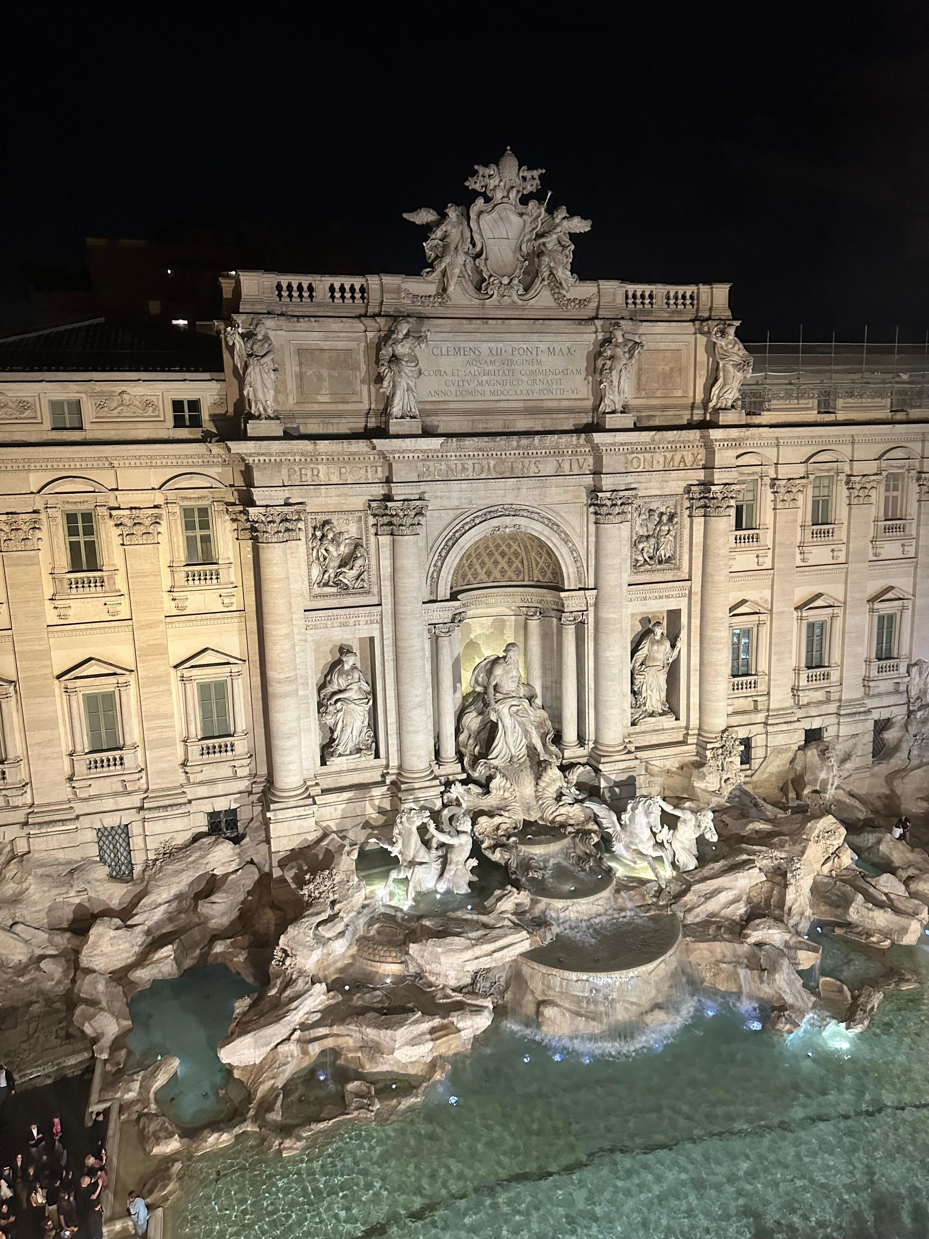 The perfect view. Fontana Trevi