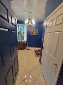 Entrance to bathroom