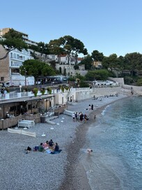 Outside of the hotel