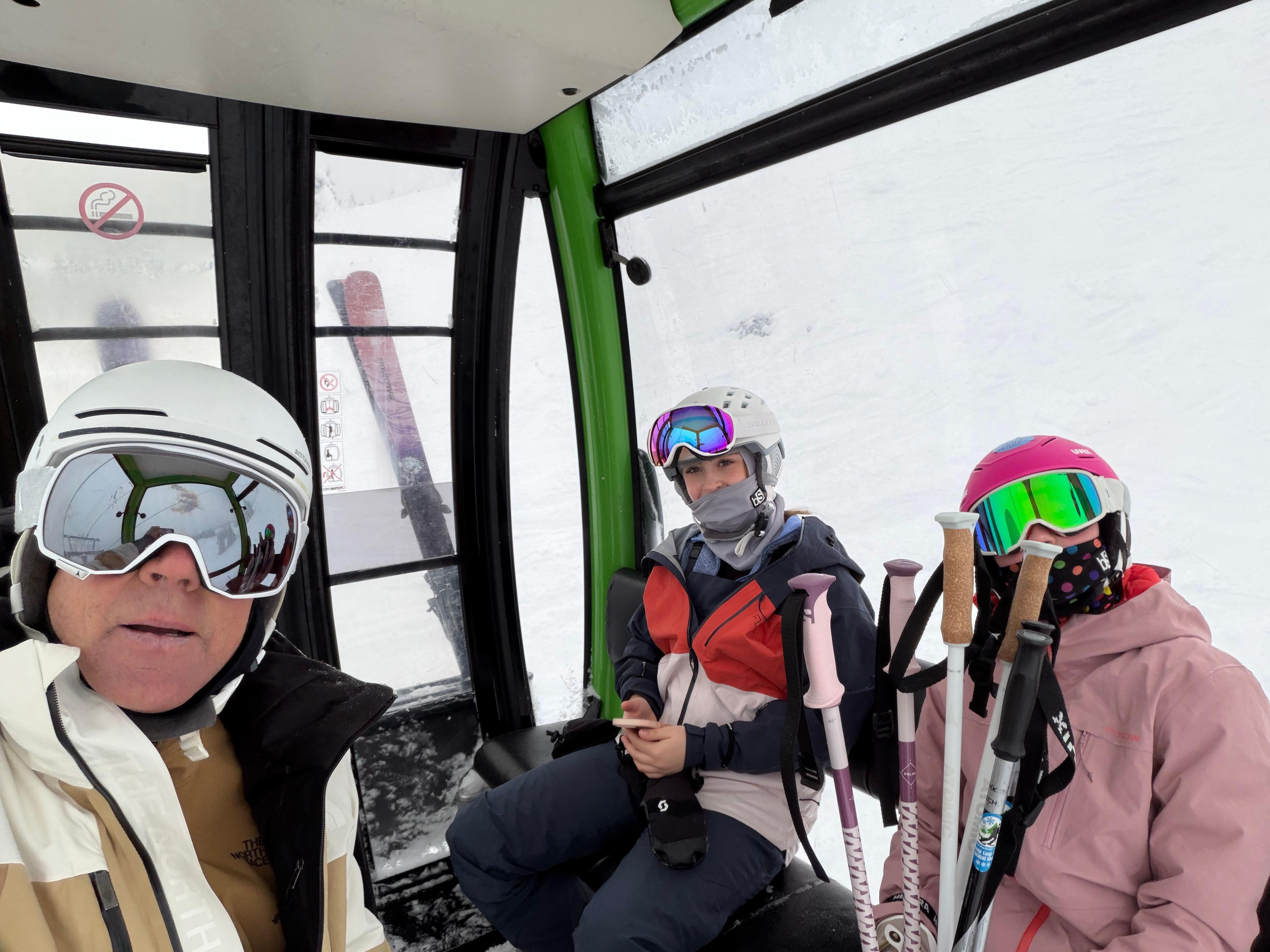 Gondola was great for warming up.