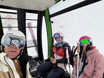 Gondola was great for warming up.