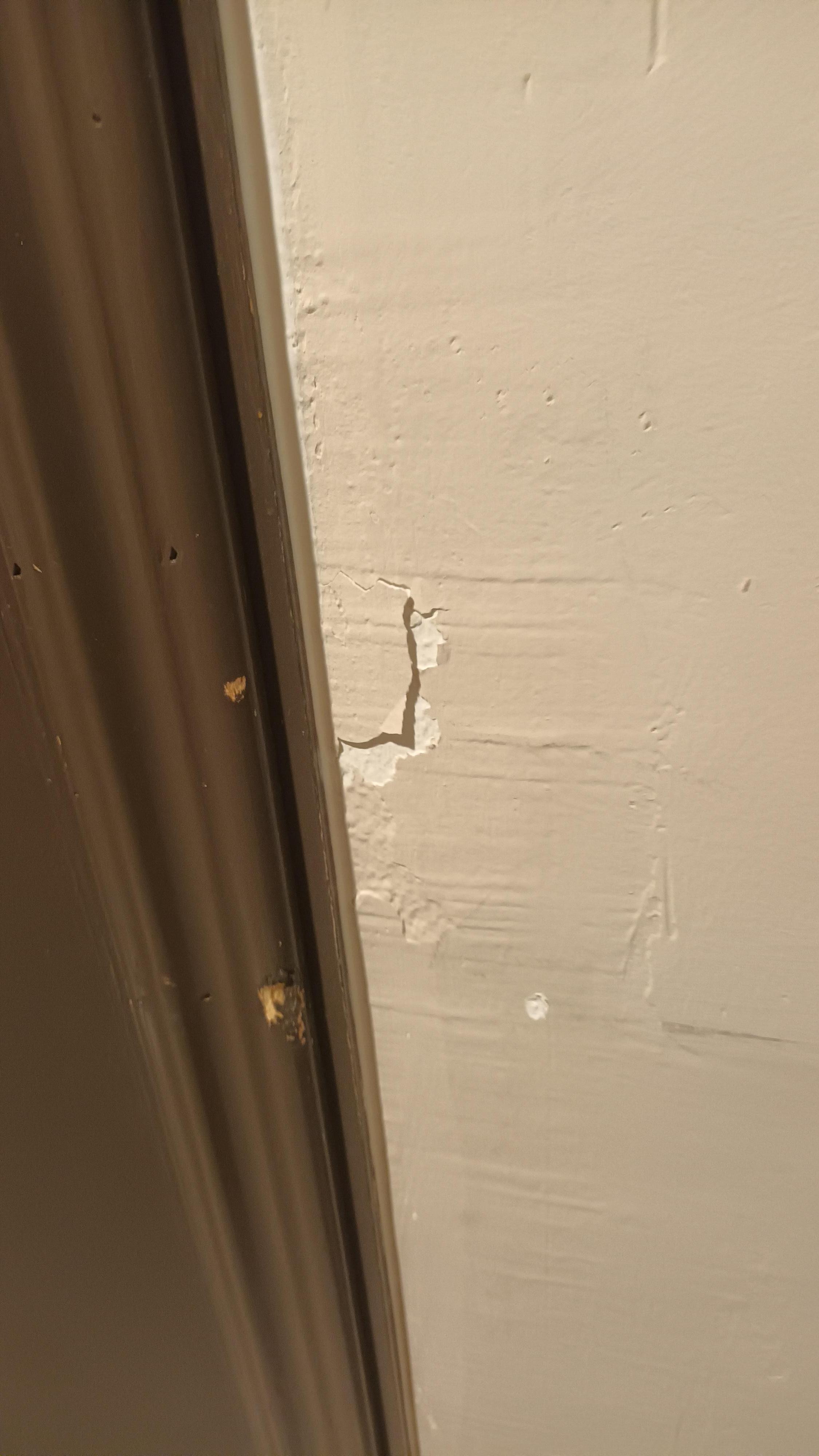 Trace de dégradation non réparée