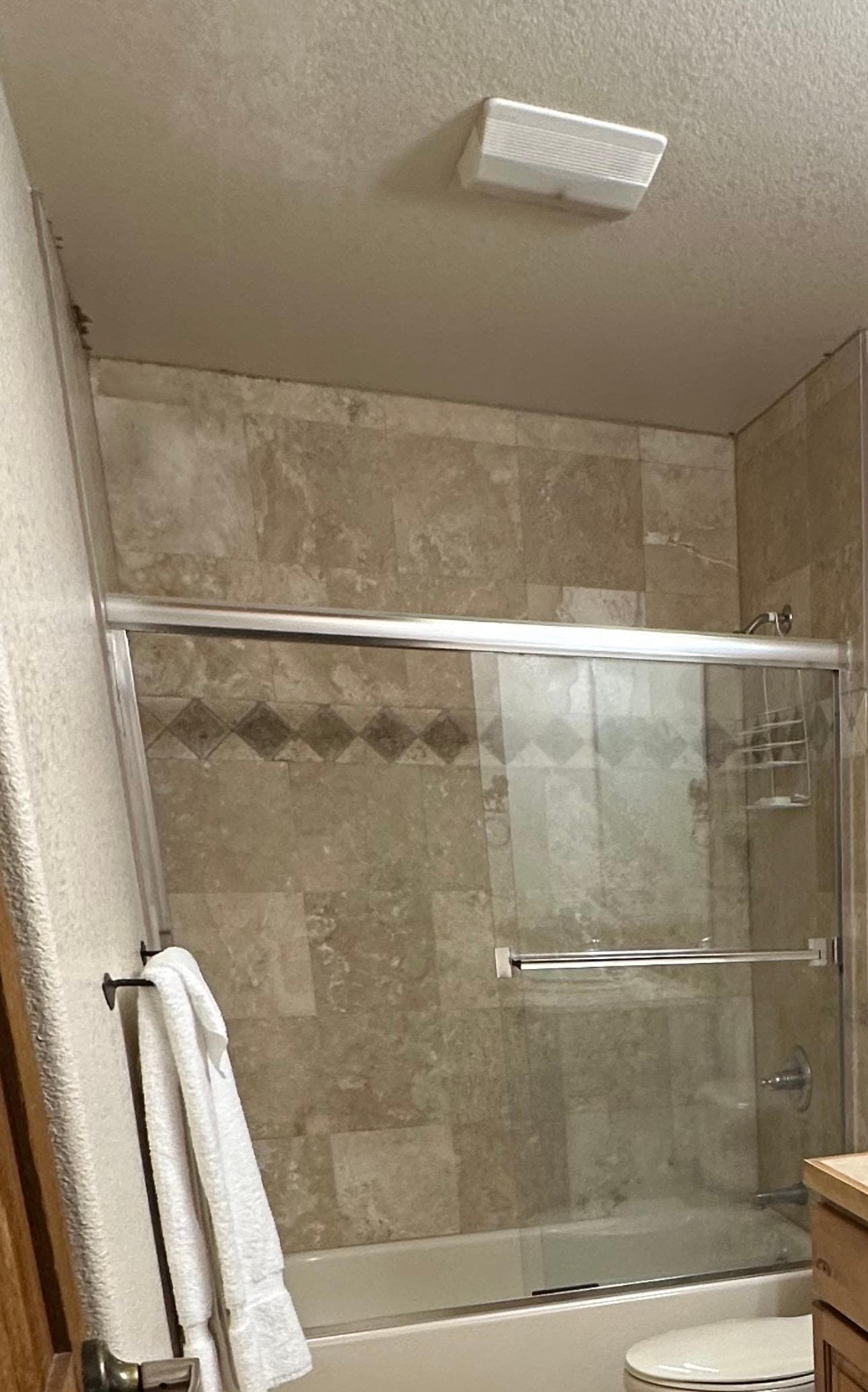 The main bedroom is on the other side of this wall. 