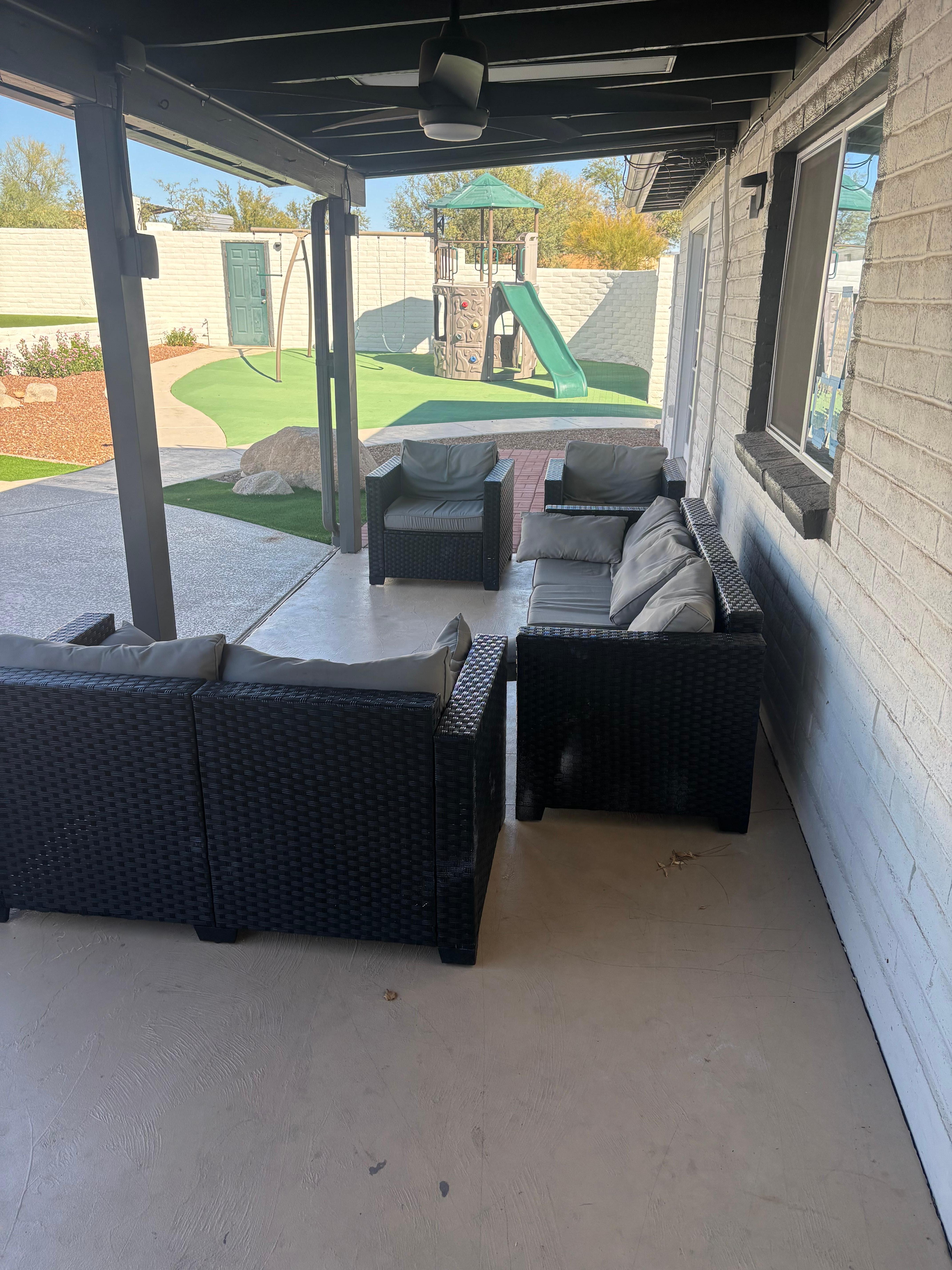 Great sitting areas.