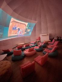 Movie dome. Fun for families.