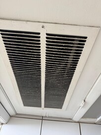 Dusty/moldy vent