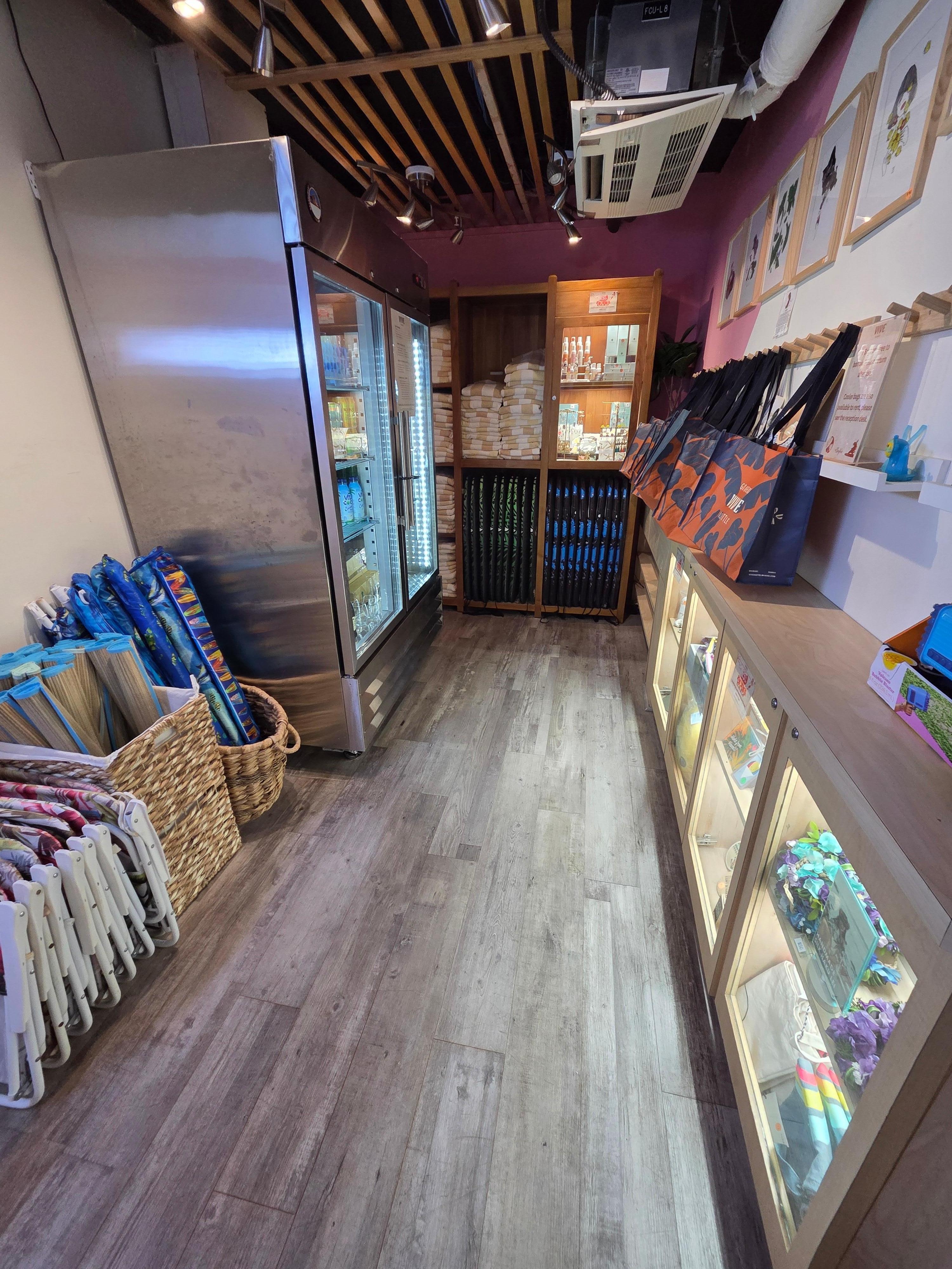 Free to borrow and use beach gear