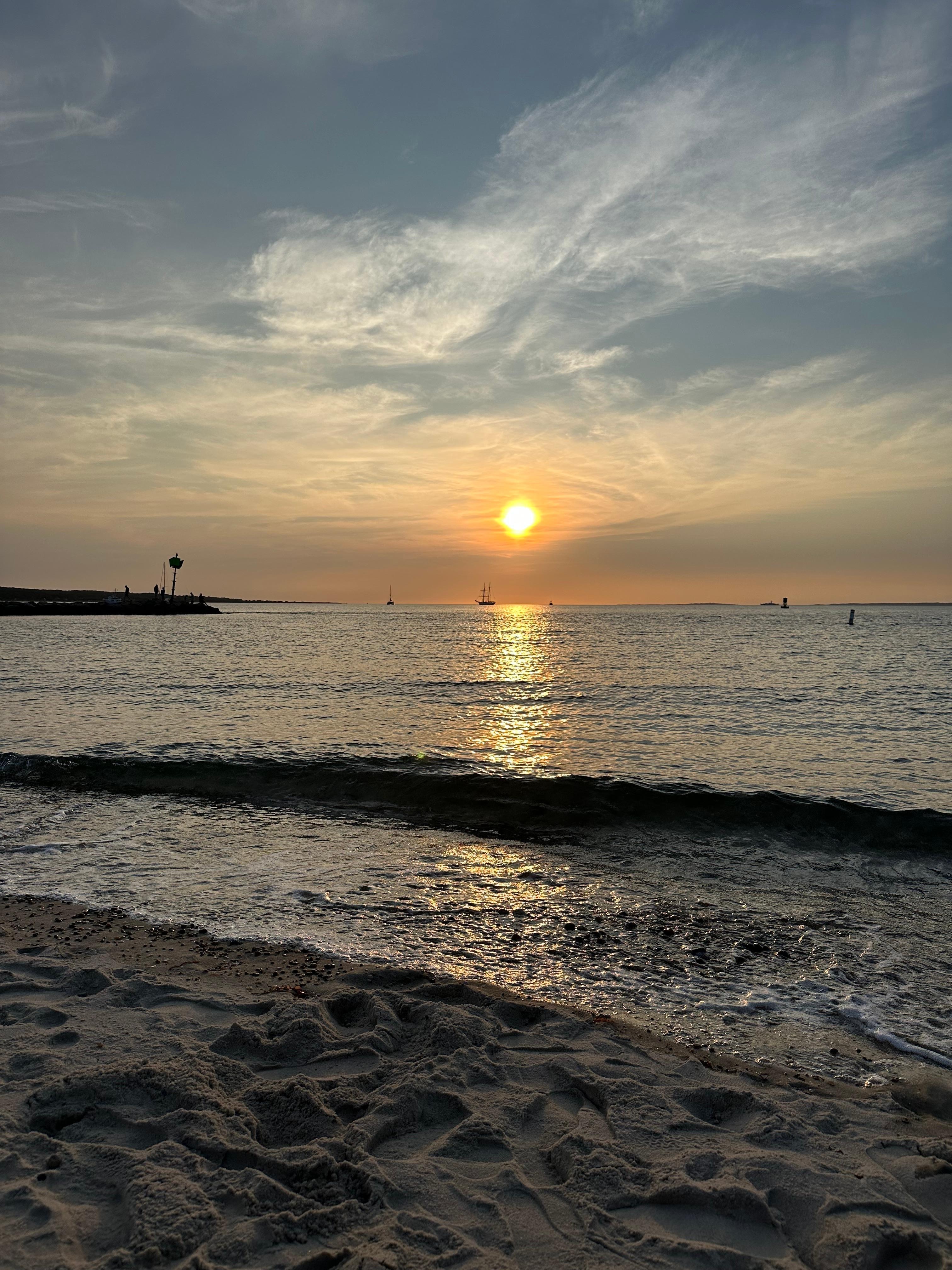 Sunset from the Menemsha beach- only steps away from the cottage. 