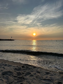 Sunset from the Menemsha beach- only steps away from the cottage.