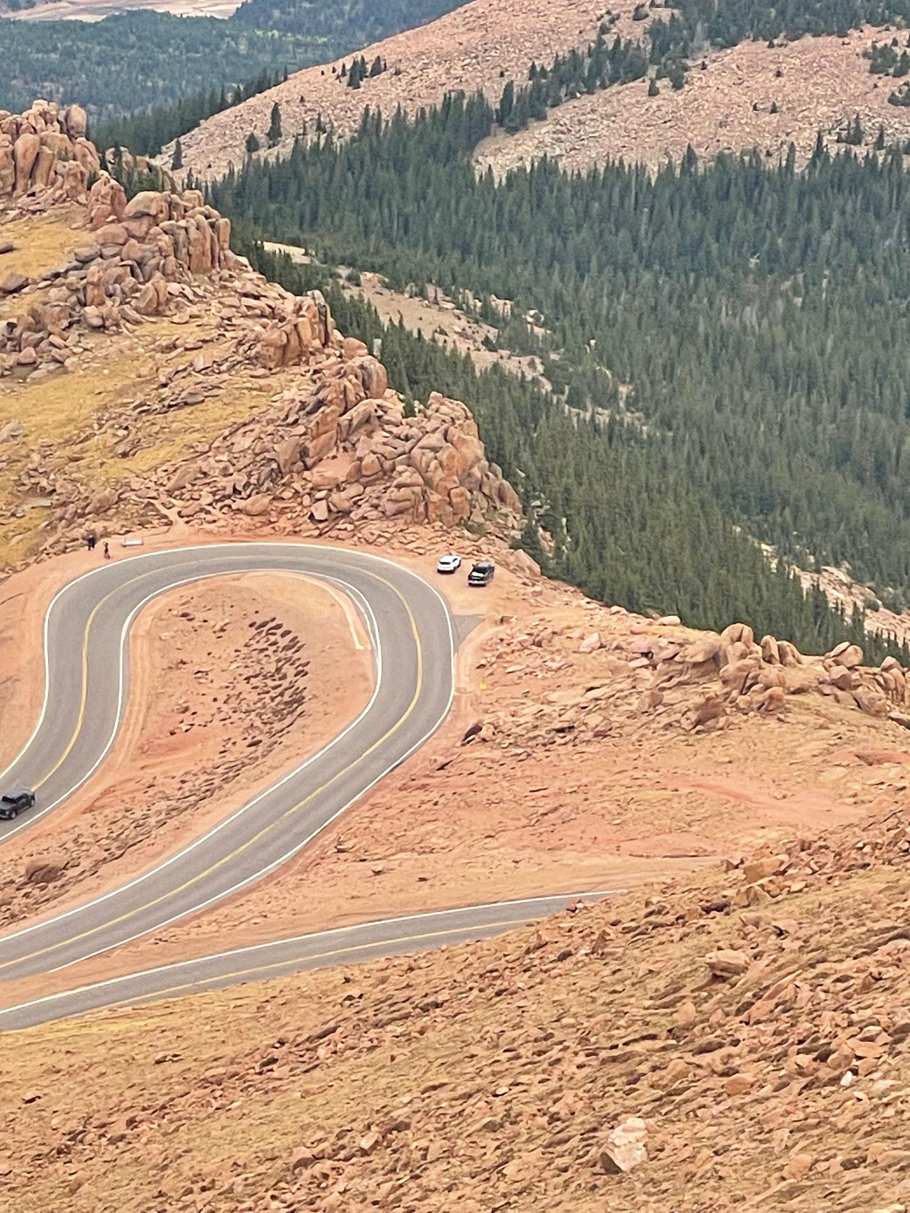 Switchbacks of Pikes Peak