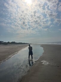 Our morning walk:)
