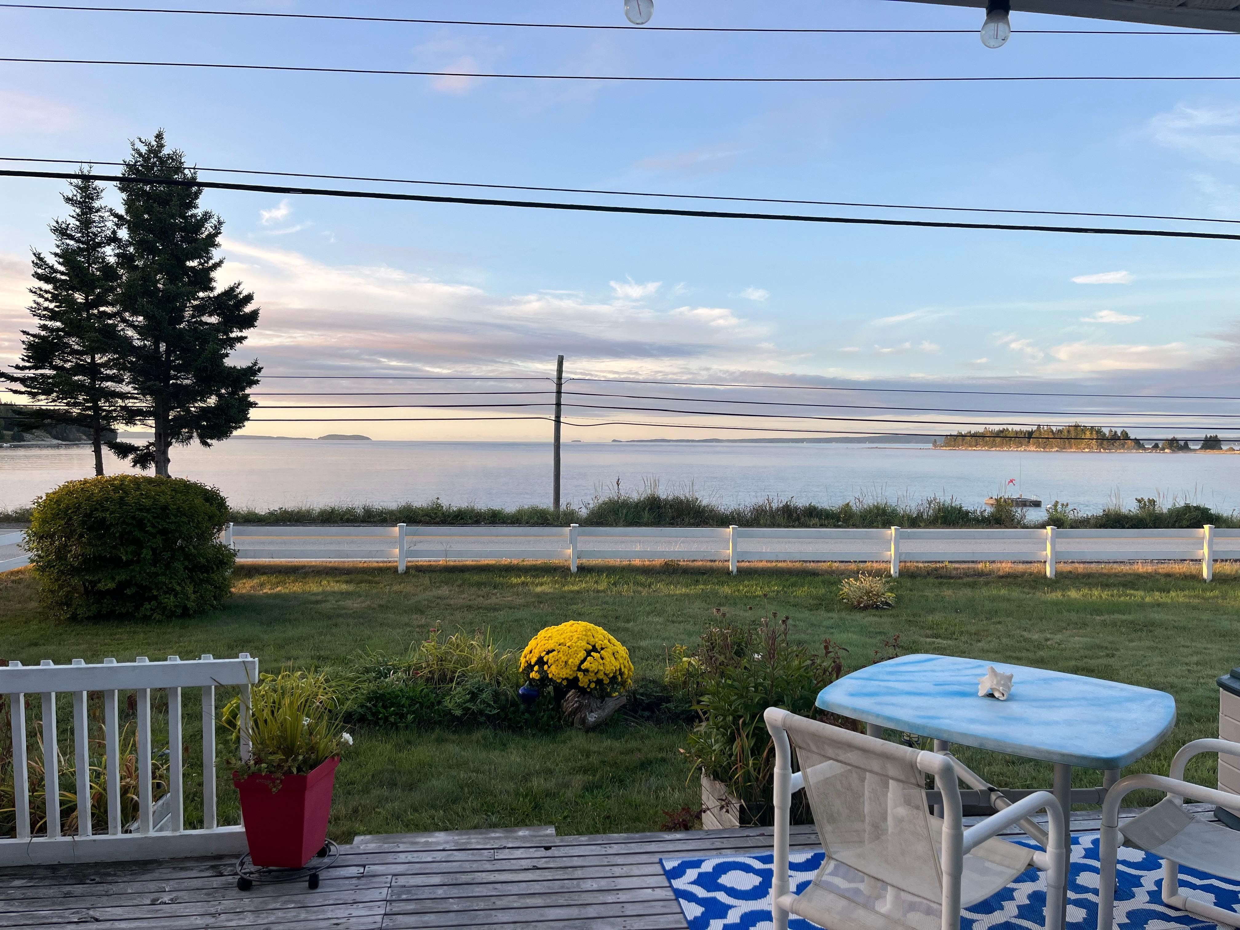 The view from our deck. 