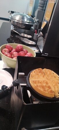 Nomas eso había de desayuno alas 8.48 am