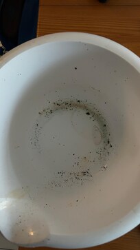 Plastikschüssel in der Küche