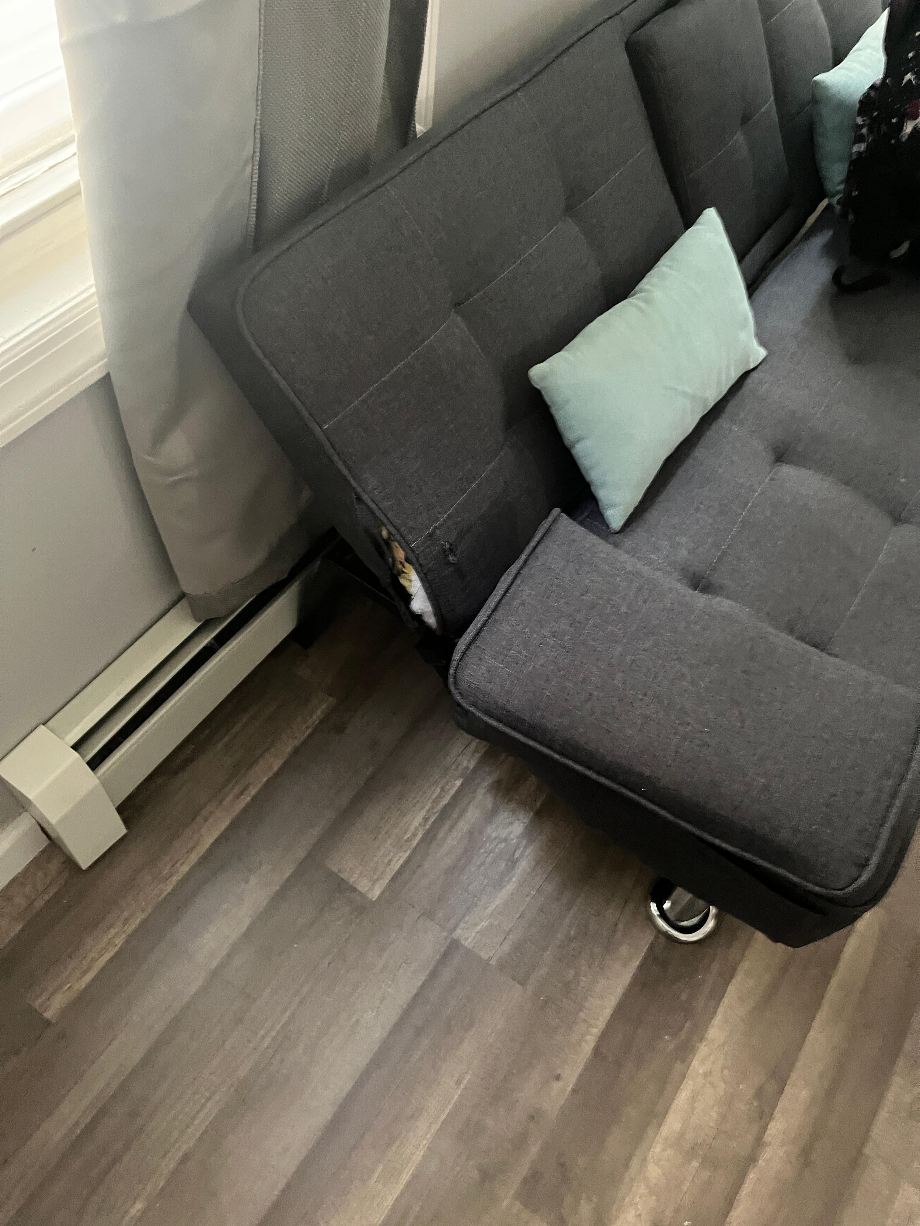 Busted “double sofa”