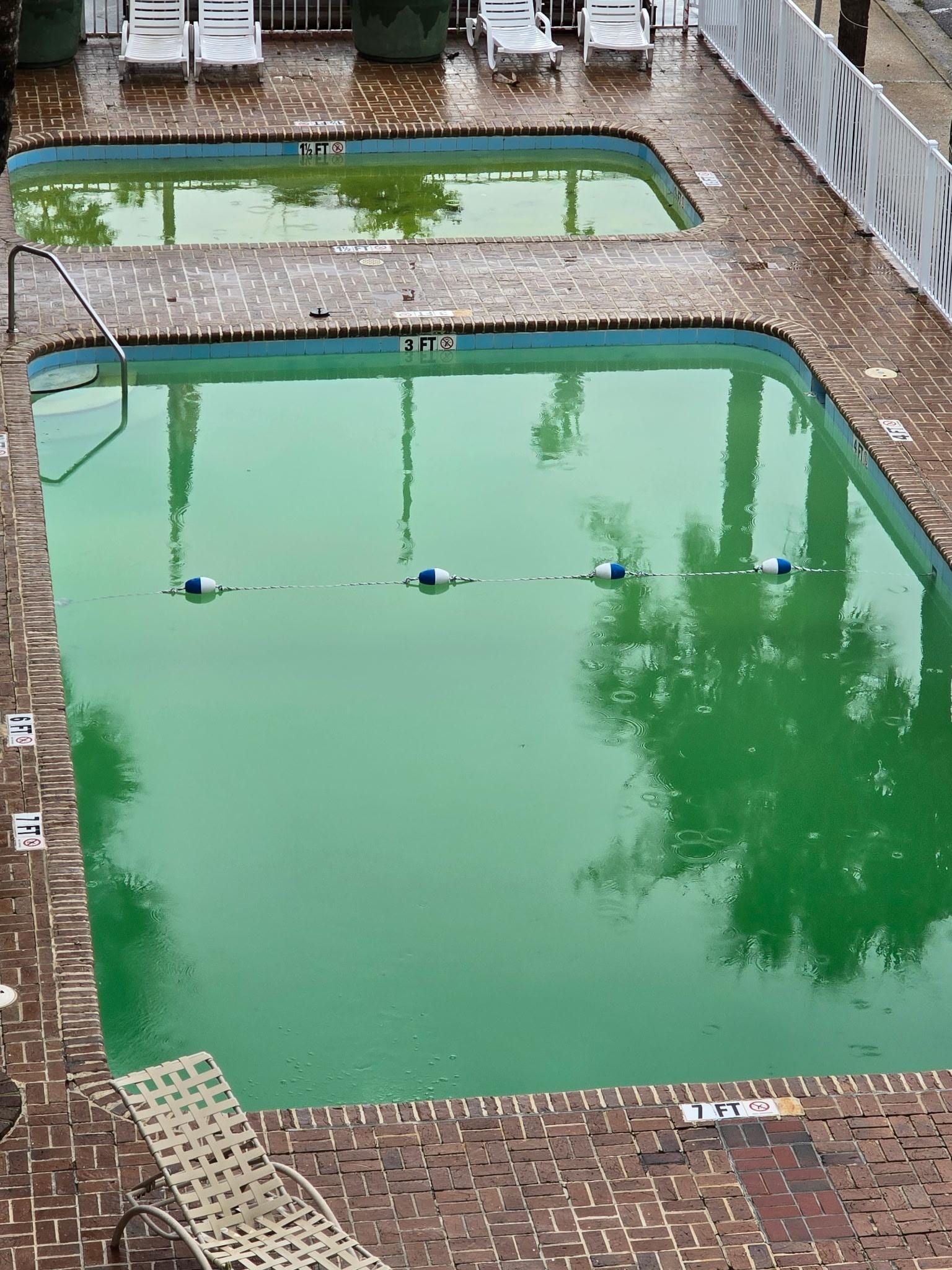 Main pool that couldn’t be used