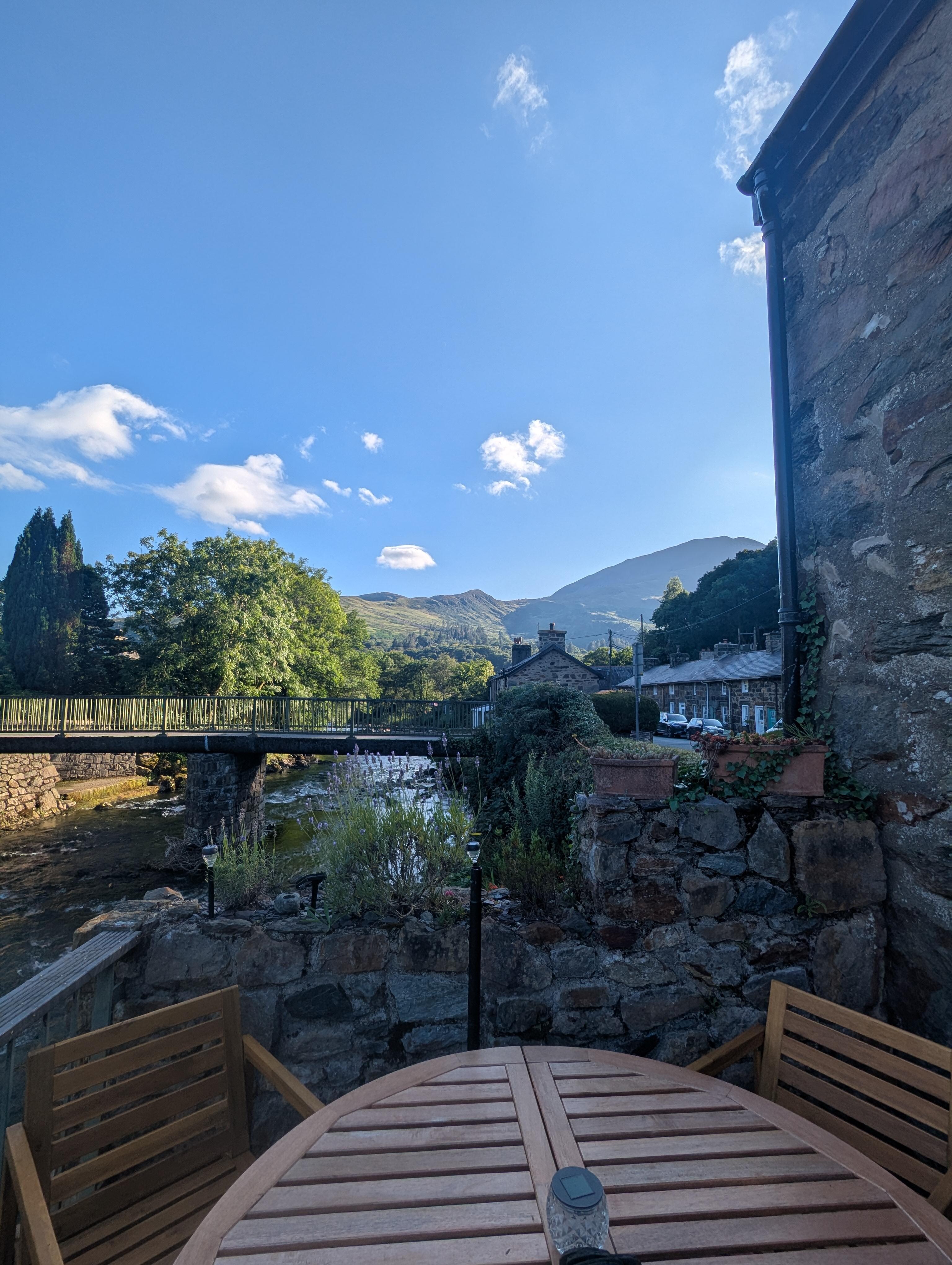 View from the property terrace.