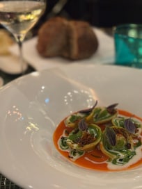 Vegetarian and vegan options were excellent. Breakfast was fantastic.