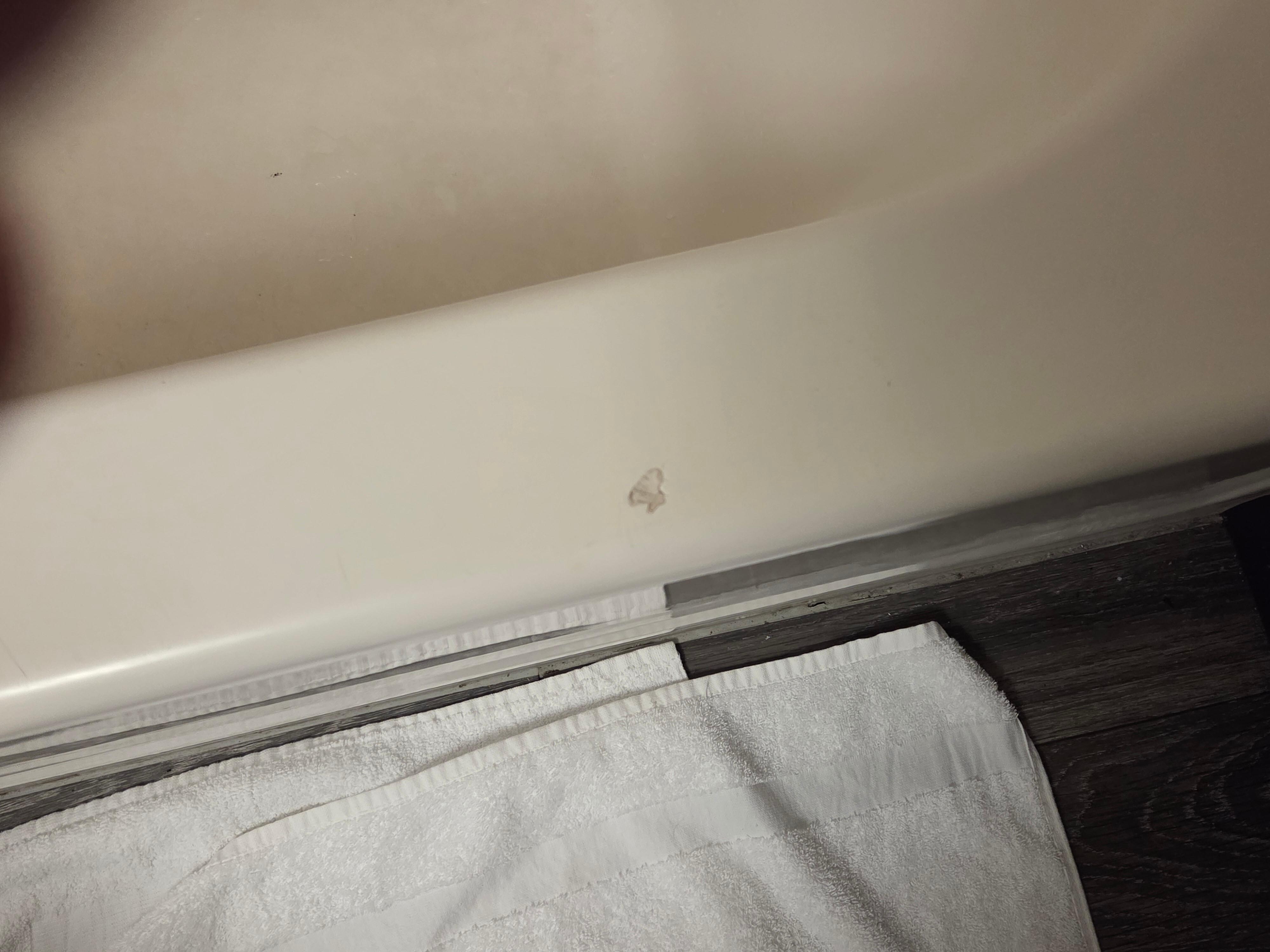 Stain on tub