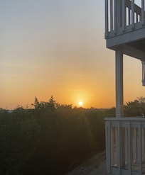 Sunrise from the balcony