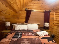 Loft bedroom with King bed