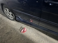 Underwear in parking lot