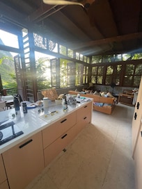 Birds fly in , birds fly out.. close shutters after sunset so the mosquitoes stay out