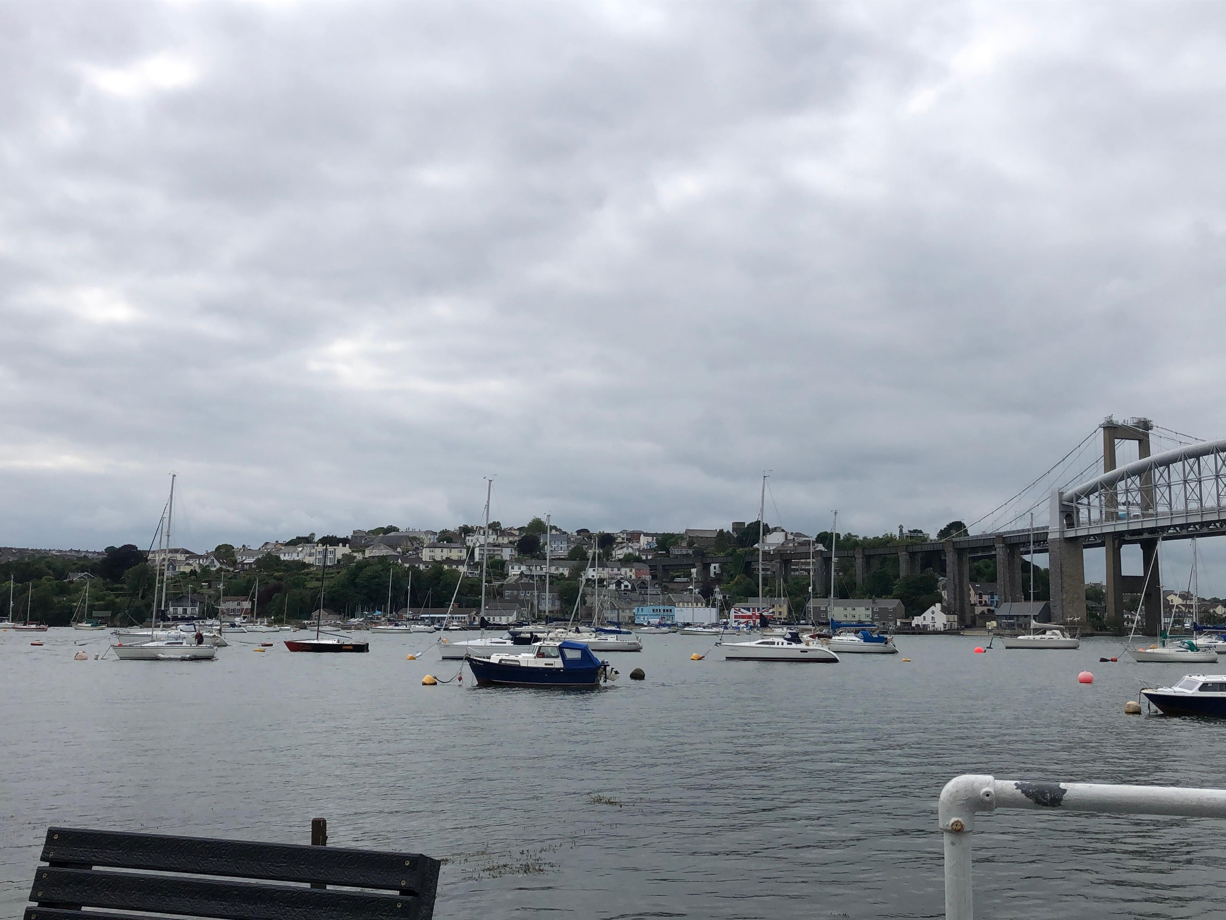Looking across the water from the pub!