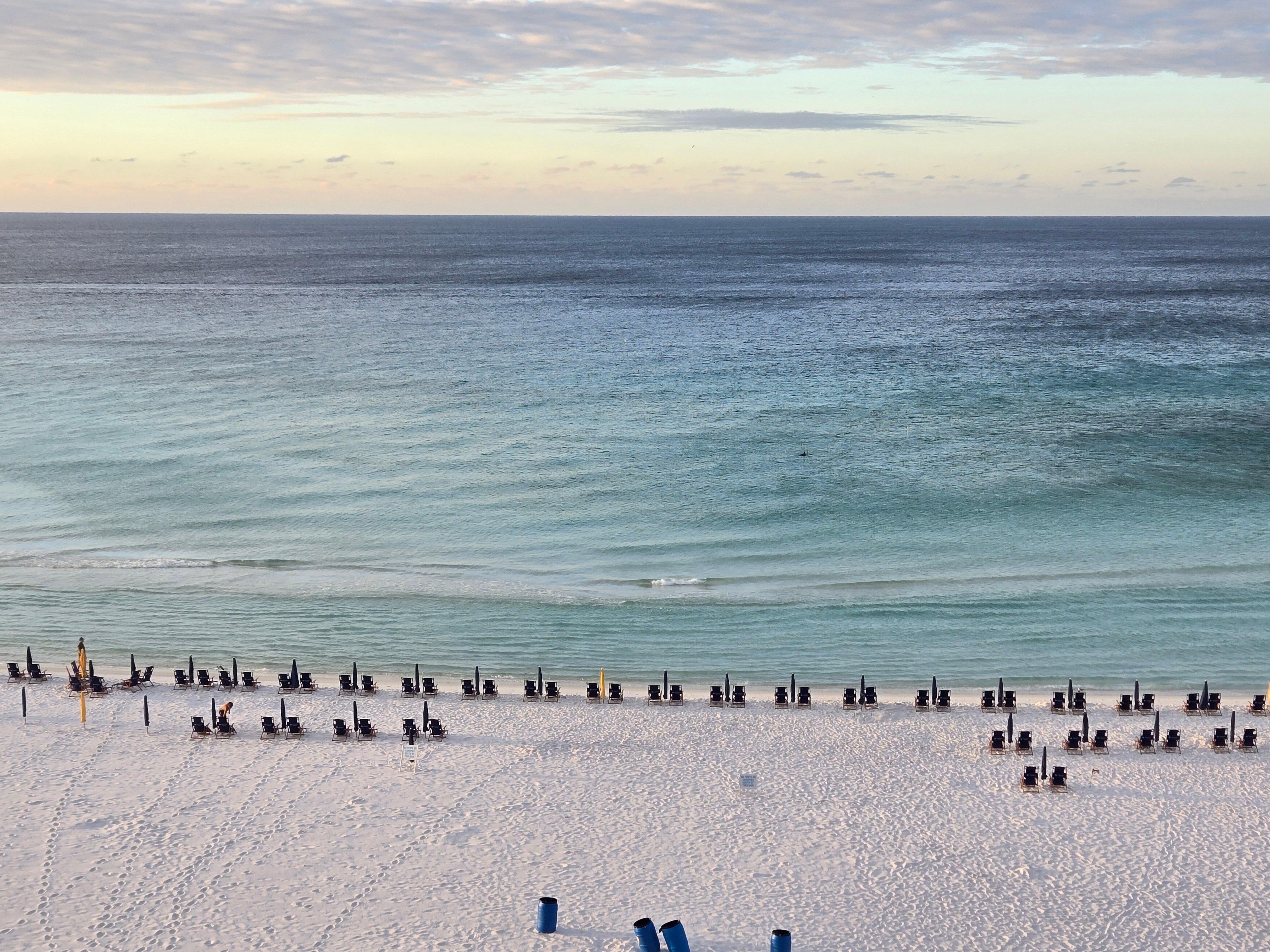 The view is beautiful 