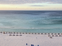 The view is beautiful