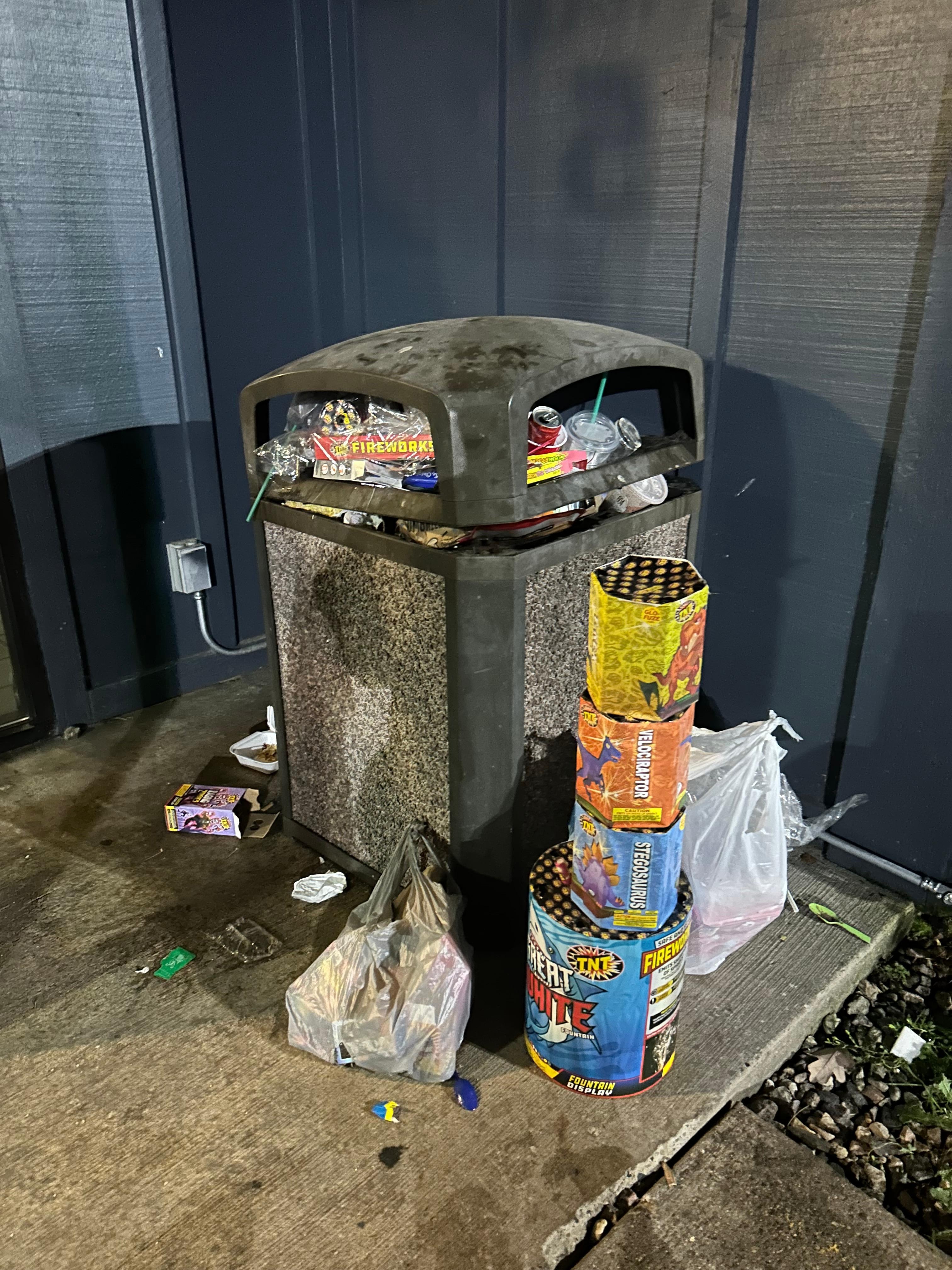 Daily garbage overflow
