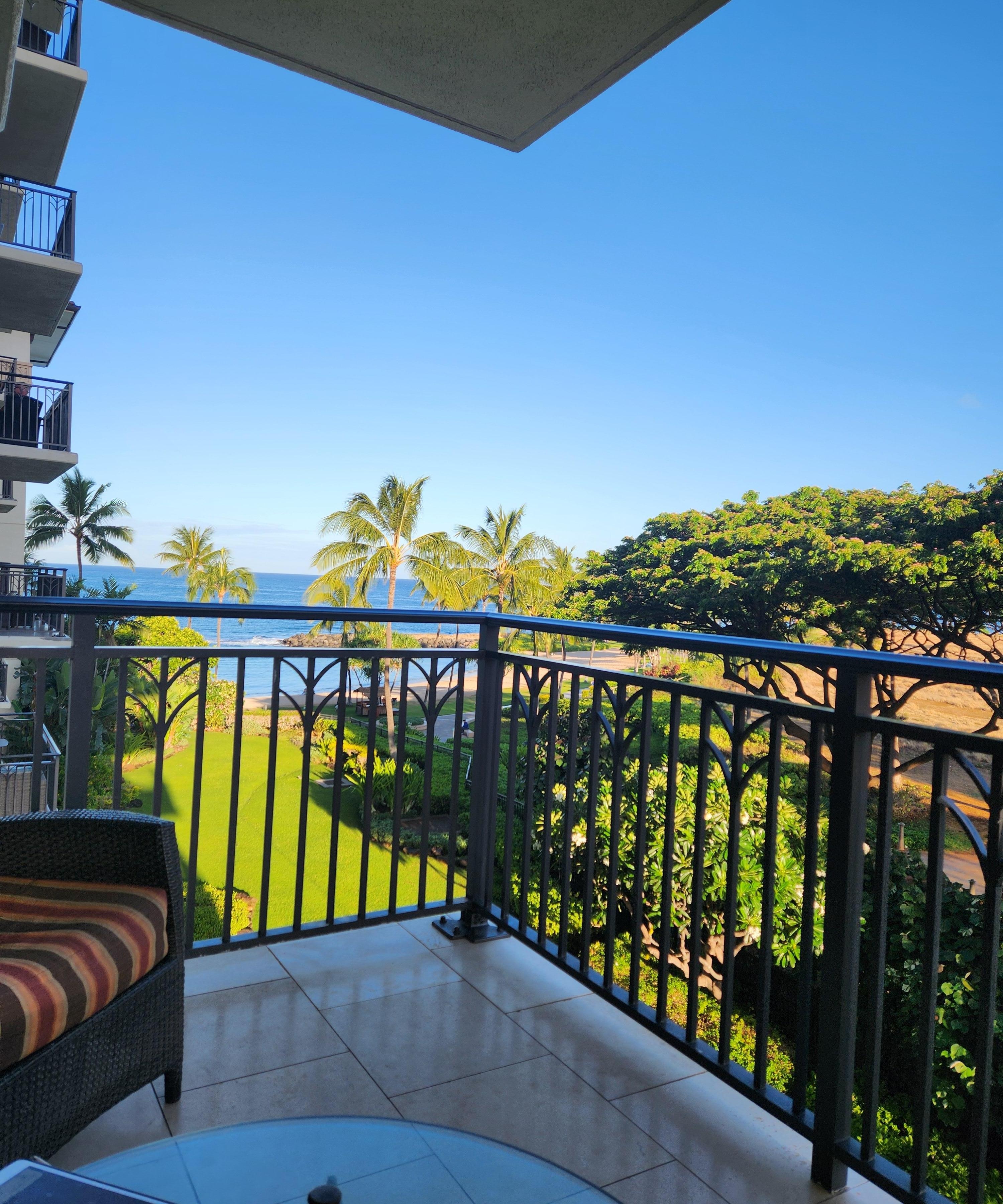 View from the balcony 