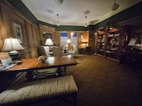 Library with games and books