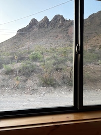 View out one of the windows