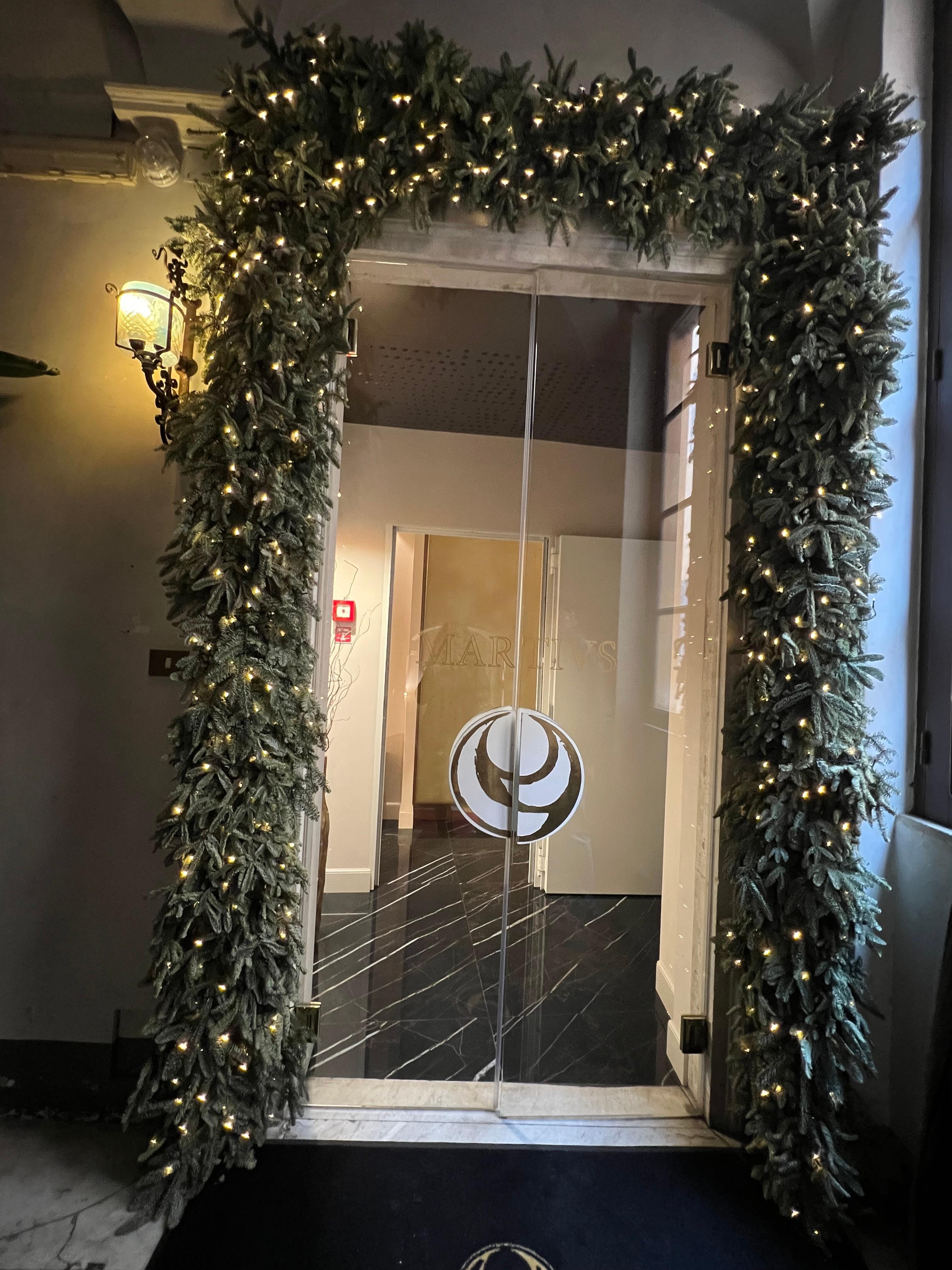 Hotel private entrance 