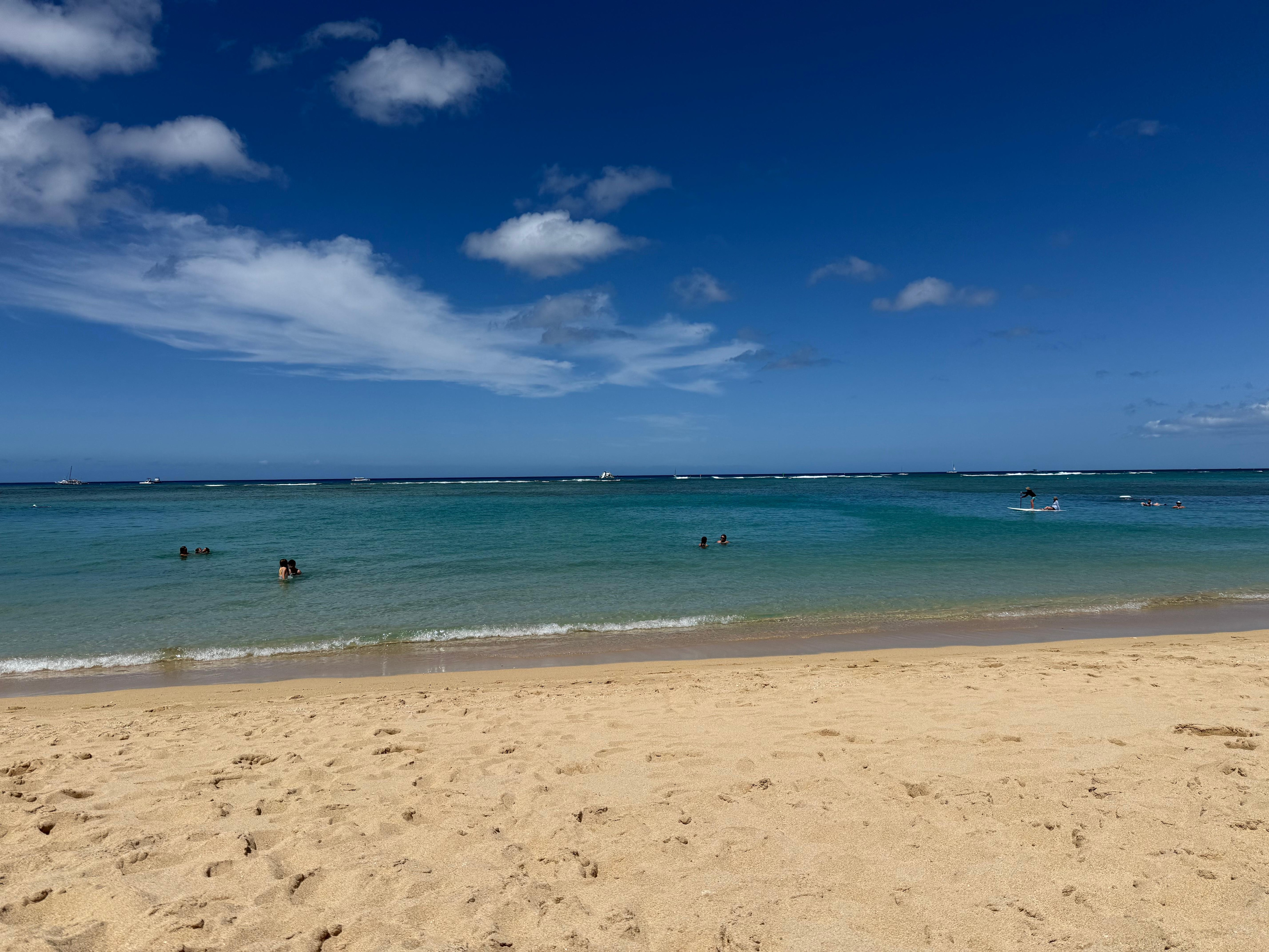 Beach down below