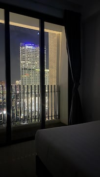 vu depuis la chambre côté petit bâtiment