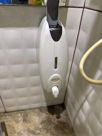 Lavabo da sabun bulunmuyor