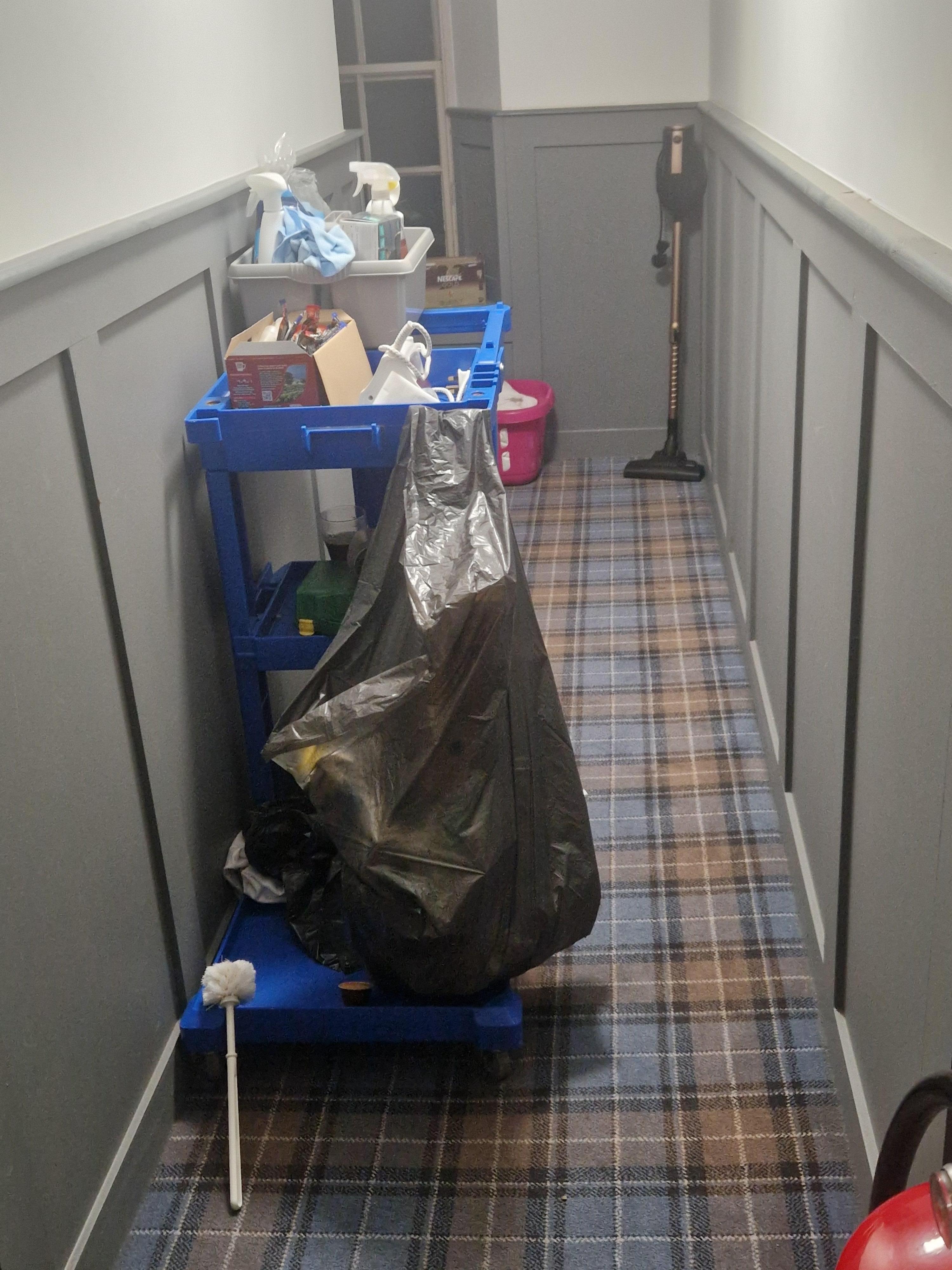 Cart left out 24 hrs