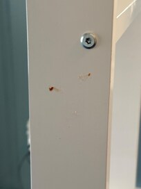 Dried blood