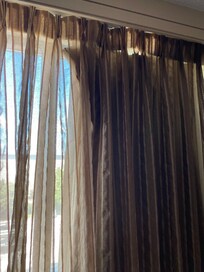 Grapes not hung properly