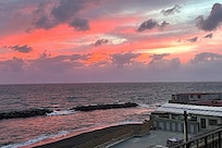 Sunset from our balcony