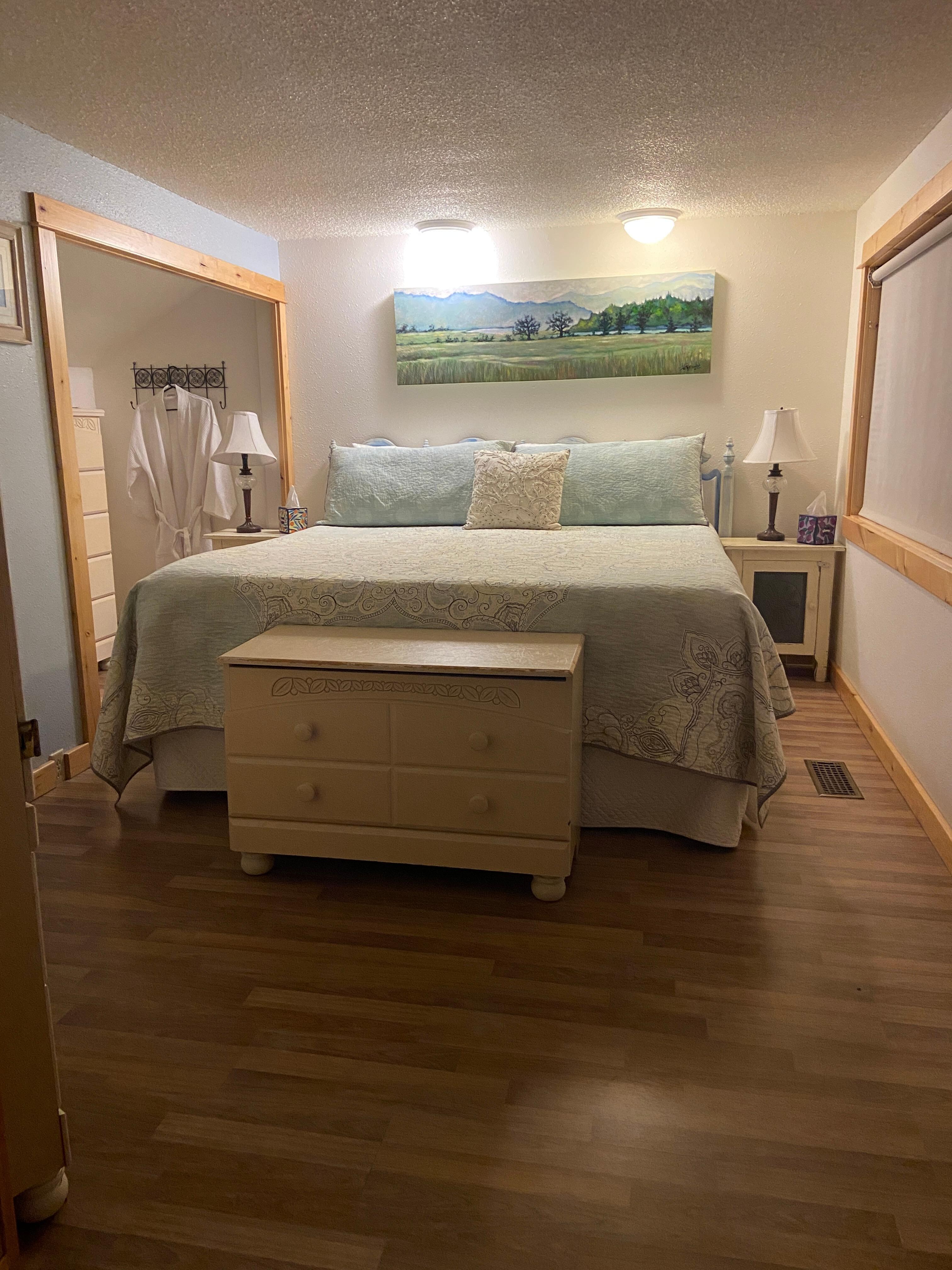 master bedroom upstairs. Just missing curtains