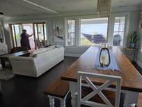 Wonderful table. . . my morning coffee sipping place.