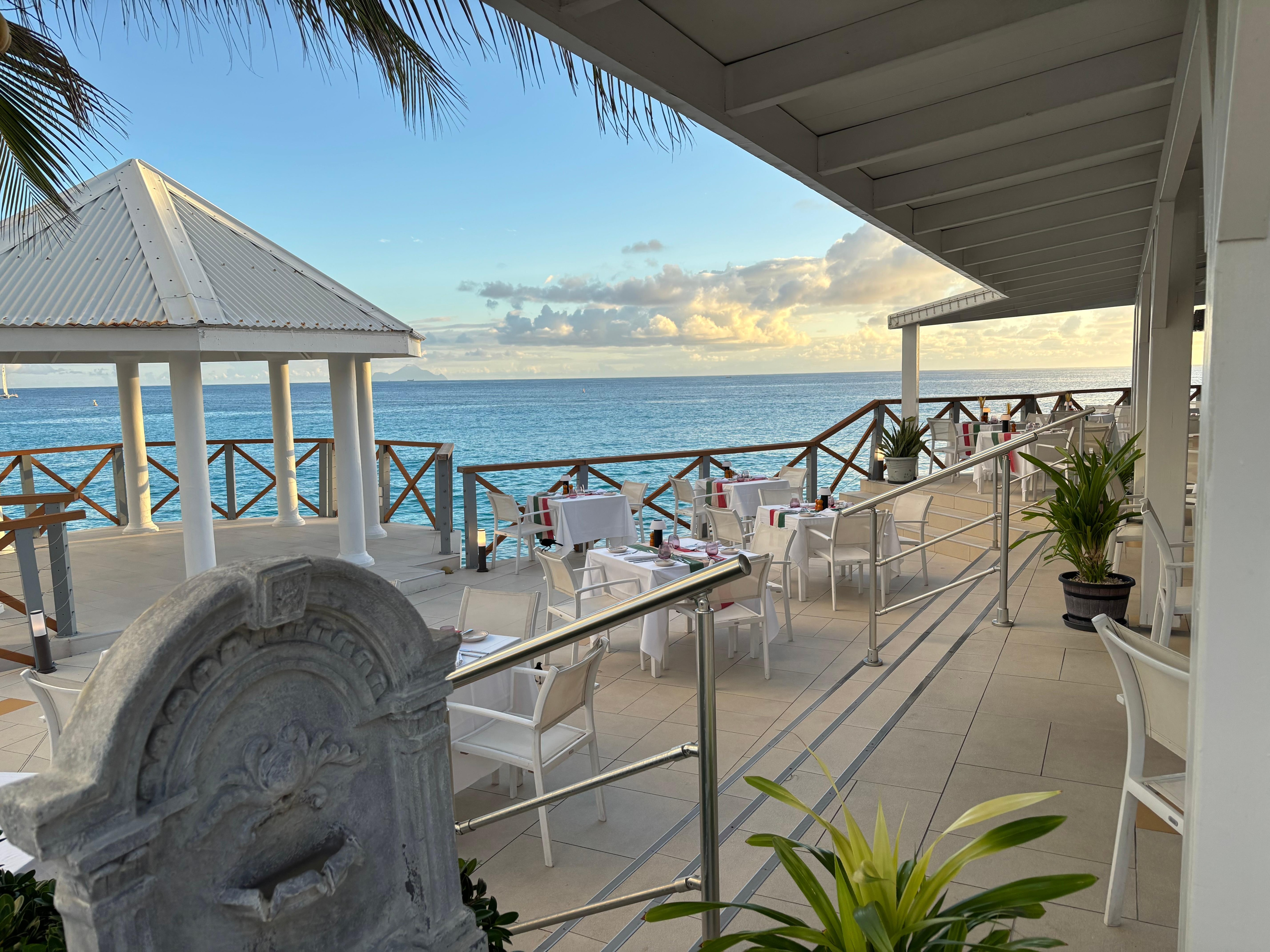 Italian restaurant dining area 