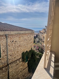 We got the city view however you can see part of the sea from the terrace.