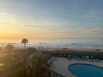 This was the sunrise the morning after we got in.