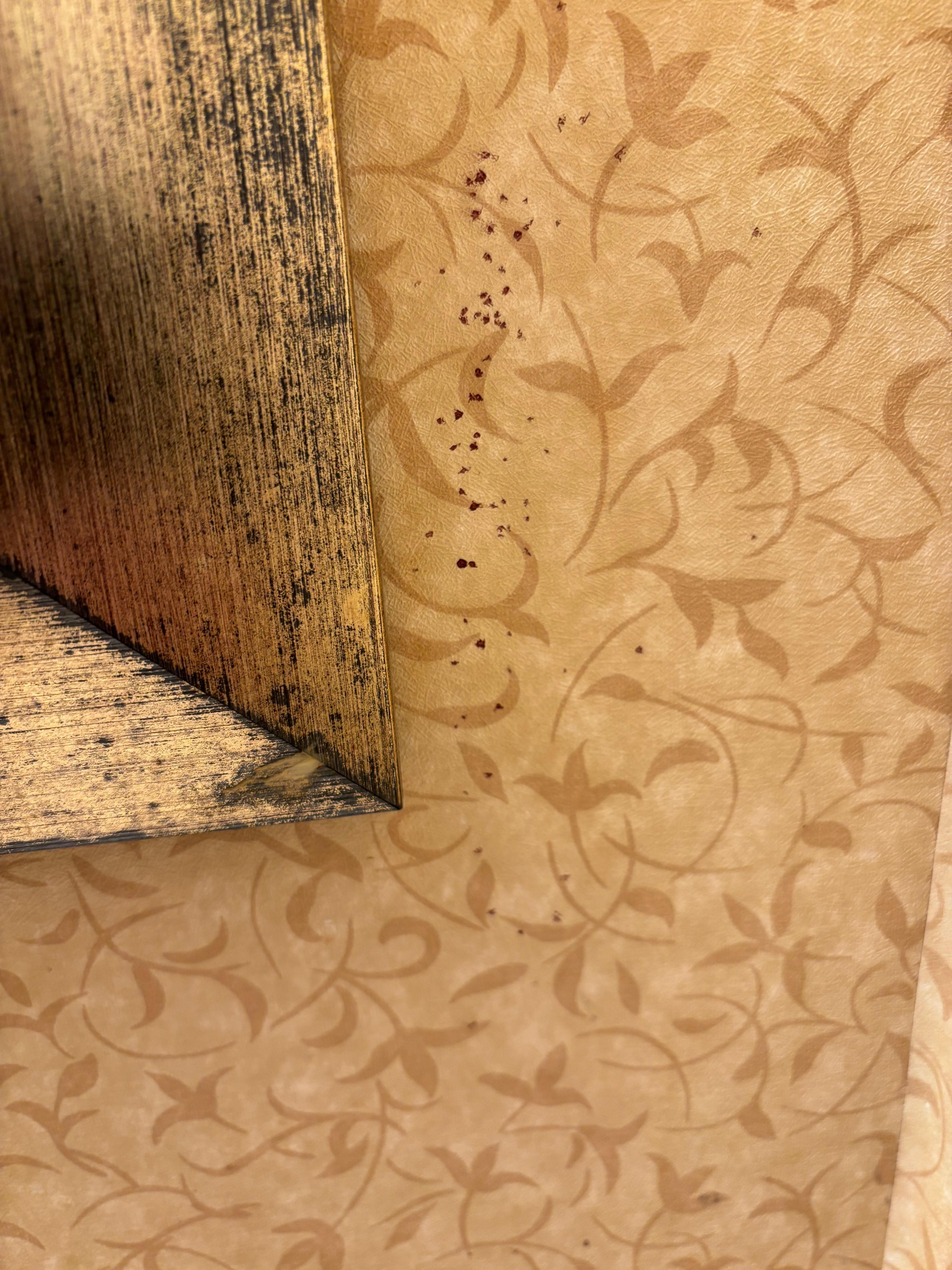 Blood on wall